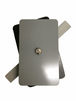Hand Hole Cover - 3"x5" Flat Rectangular Aluminum  - Grey