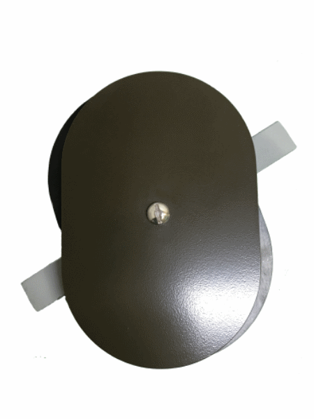 Hand Hole Cover - 4"x6" - Oval - Steel